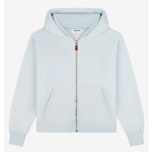 PARKE Monochrome Varsity Zip Up Hoodie Artic       Size S/M NIB